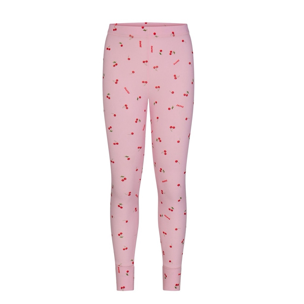 Skims Soft Lounge Sleepwear Cherry Bottoms Youth